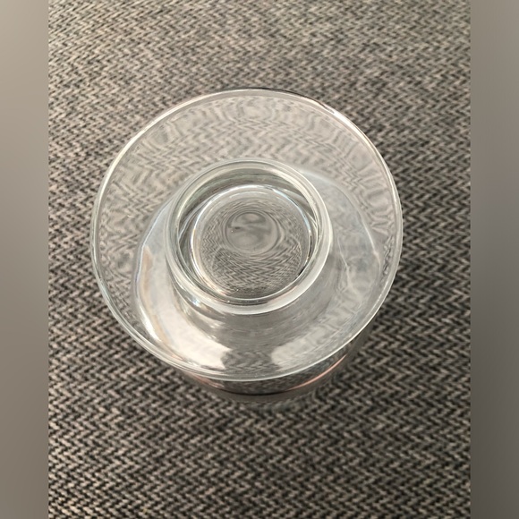 Vintage 1950-60’s Etched “Z” Pedestal Drink Glass, Holds 16 Ounces - Picture 4 of 4